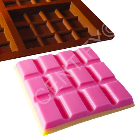 6 x 12 Snap Bar Silicone Mould | Wax Melts | SCENTIFY Ltd