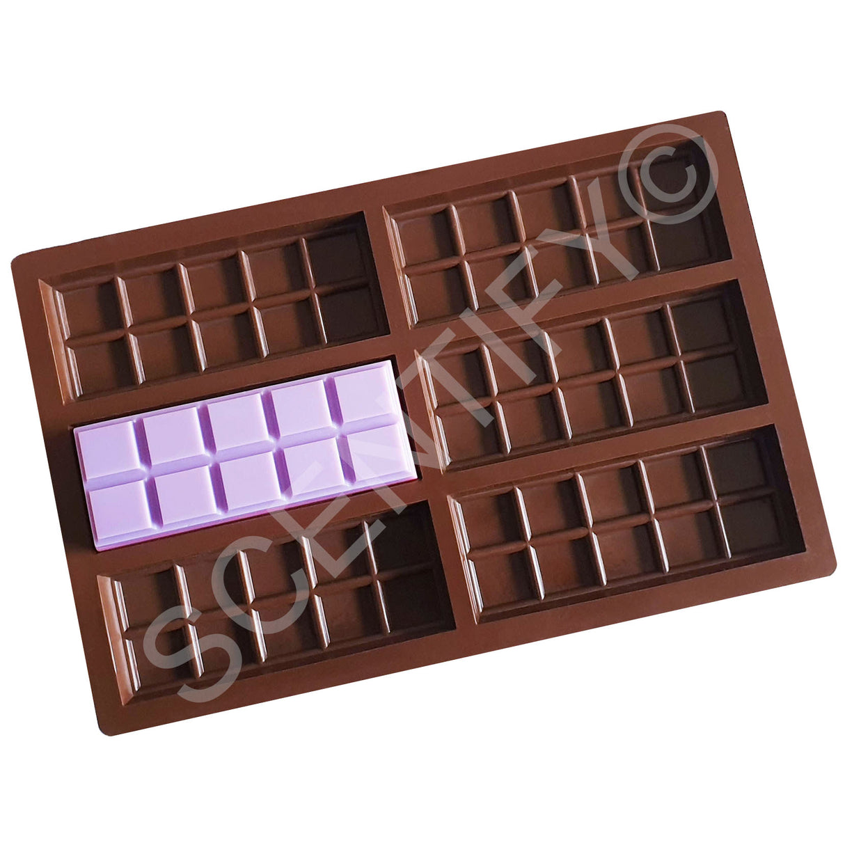 6 x 10 Snap Bar Silicone Mould | Wax Melts | SCENTIFY Ltd