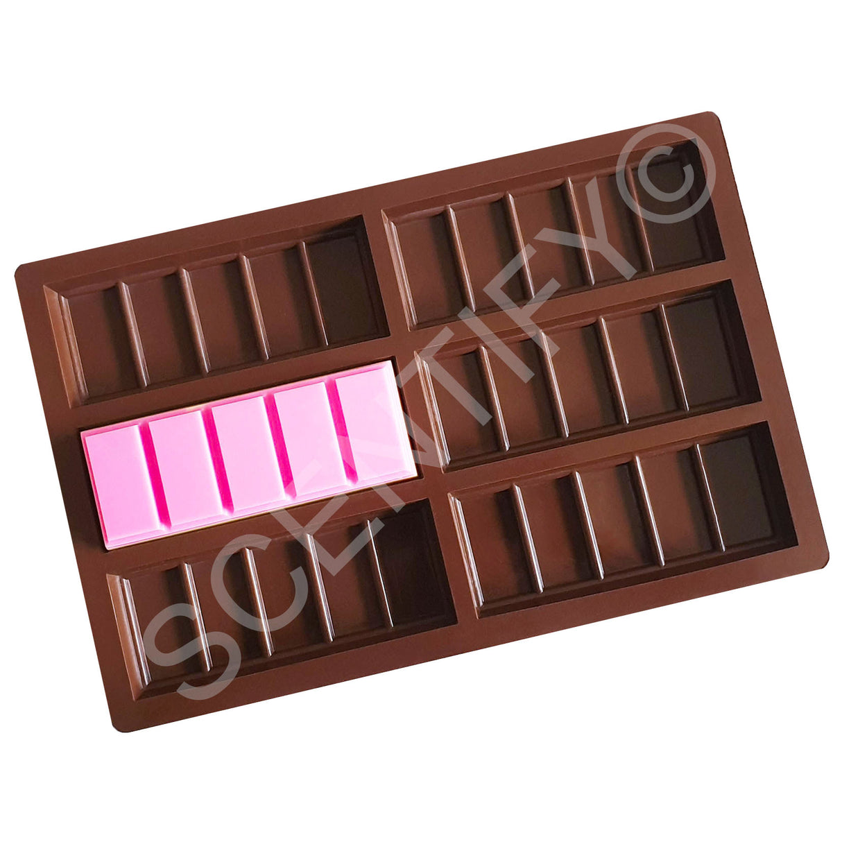 6 x 5 Snap Bar Silicone Mould | Wax Melts | SCENTIFY Ltd