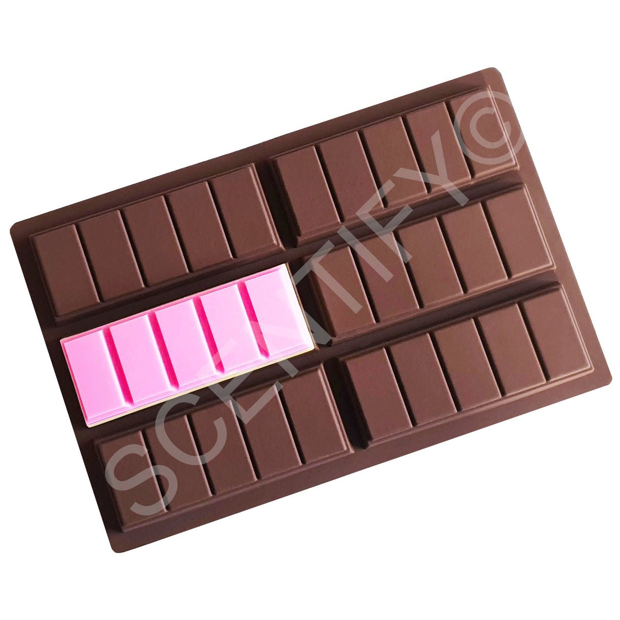 6 x 5 Snap Bar Silicone Mould | Wax Melts | SCENTIFY Ltd