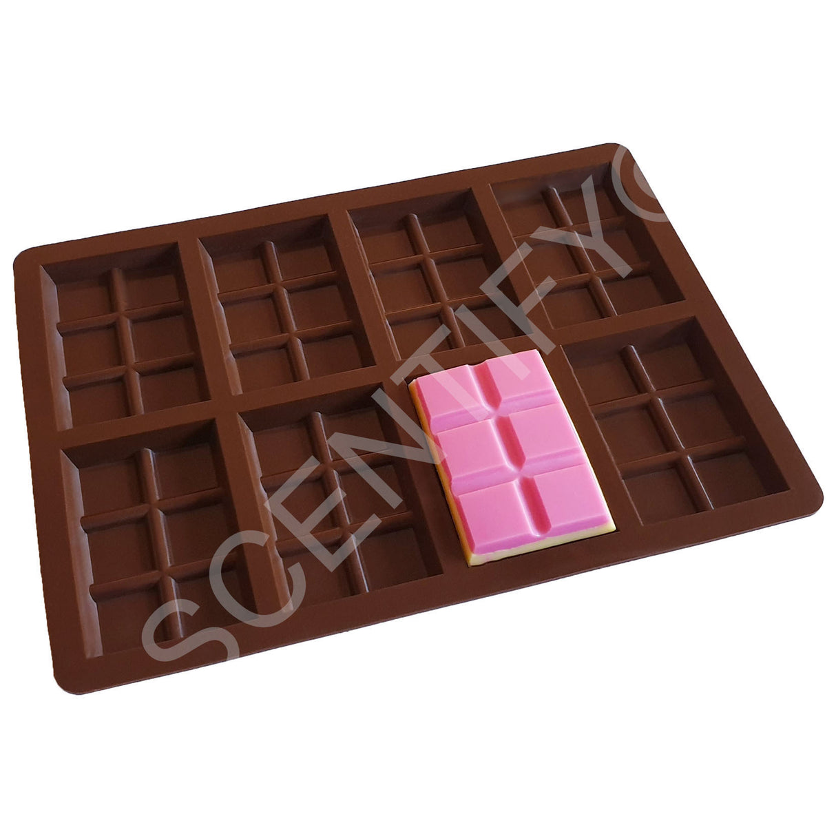 8 x 6 Snap Bar Silicone Mould | Wax Melts | SCENTIFY Ltd