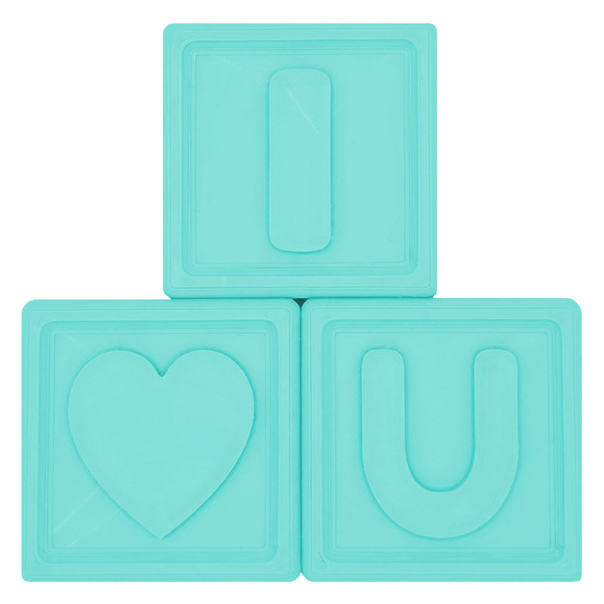 I Love You Blocks Mould
