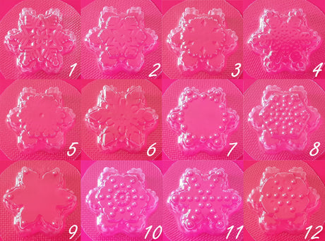 Snowflake Bath Bomb Moulds by Truly Personal