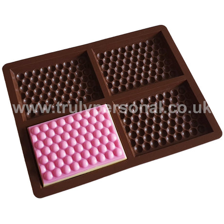 Bubble Bar Silicone Mould - 4 Cell | Wax Melts | Truly Personal Ltd