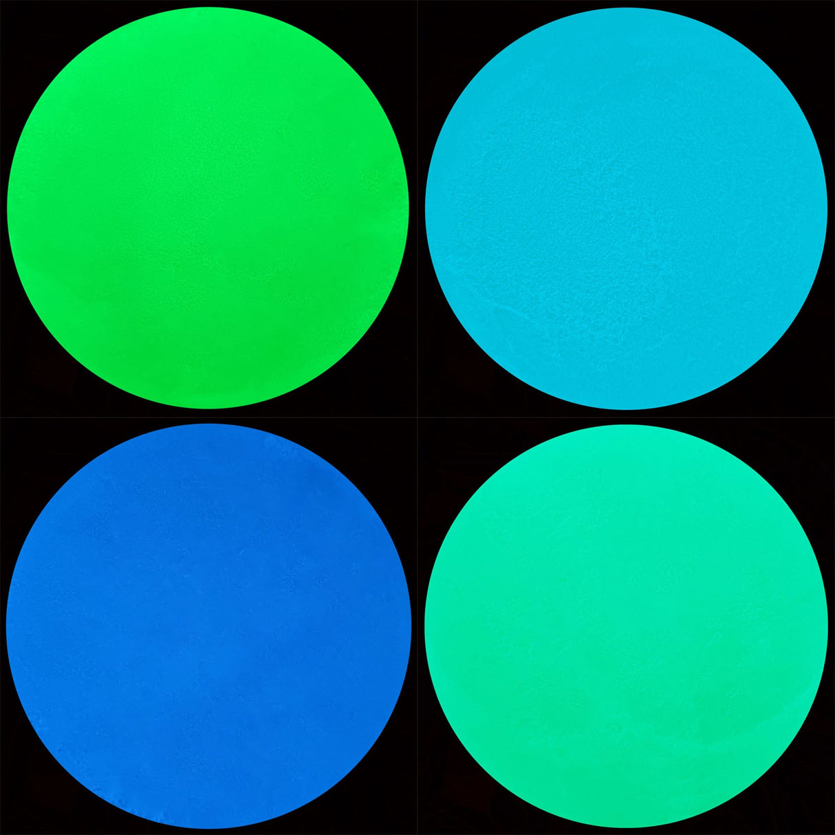 Glow In The Dark Pigment Bundle | 4 Colours | Wax Melts, Bath Bombs | Truly Personal Ltd