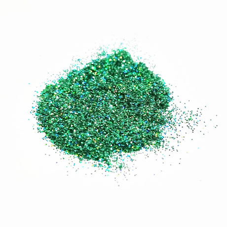 Green Holographic Glitter | Fine | Candles, Wax Melt, Cosmetics, Bath Bombs, Shower Gel | Truly Personal Ltd