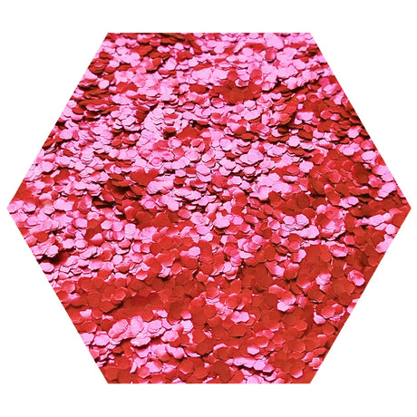 Red Biodegradable Cosmetic Glitter | Chunky | Truly Personal | Wax Melt Bath Bombs Soap