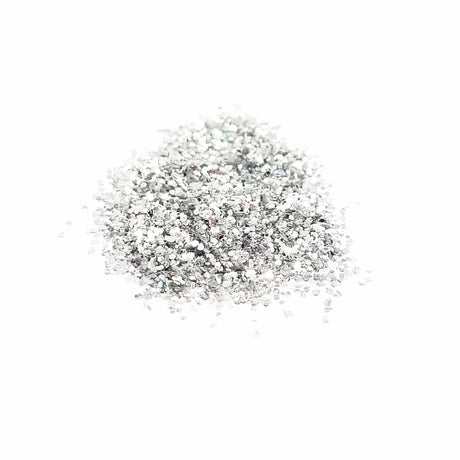 Silver Biodegradable Cosmetic Glitter | Fine | Truly Personal | Wax Melt Bath Bombs Soap