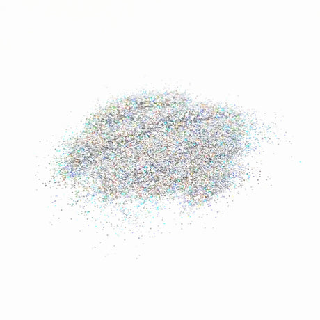 Silver Holographic Glitter | Fine | Candles, Wax Melt, Cosmetics, Bath Bombs, Shower Gel | Truly Personal Ltd