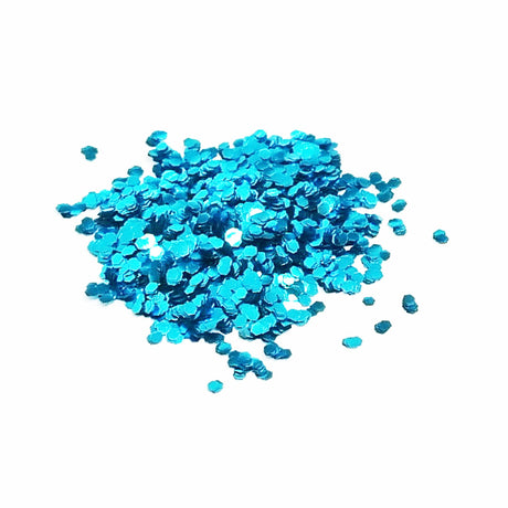 Sky Blue Biodegradable Cosmetic Glitter | Medium | Truly Personal | Wax Melt Bath Bombs Soap