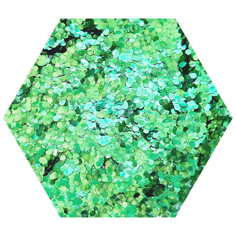 Spring Green Biodegradable Cosmetic Glitter | Chunky | Truly Personal | Wax Melt Bath Bombs Soap