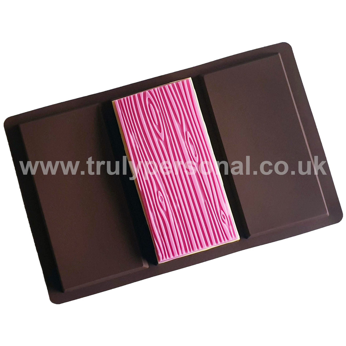 Wood Grain Bar Silicone Mould - 3 Cell | Wax Melts | Truly Personal Ltd